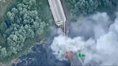 Ukraine: Luftwaffe zerstört wichtige Brücke im Gebiet Kursk