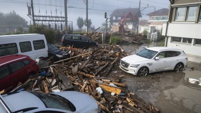 70.000 Blitze und Unwetter: Schäden in der Schweiz