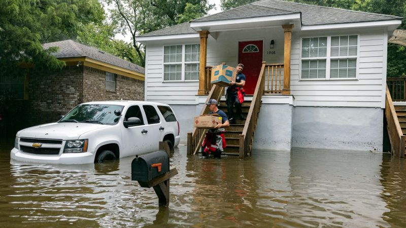 Der Tropensturm «Debby» hat dem Südosten der USA heftige Regenfälle gebracht.