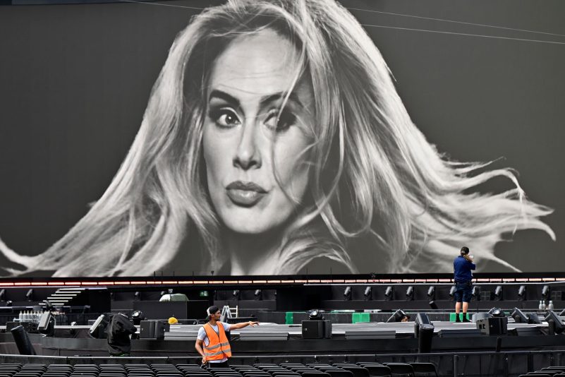Fans des britischen Superstar Adele spekulieren über eine bevorstehende Hochzeit. (Archivbild)