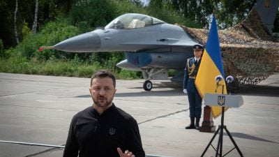 Ukraine: F-16-Kampfjet bei Abwehr von russischem Angriff abgestürzt – Pilot tot