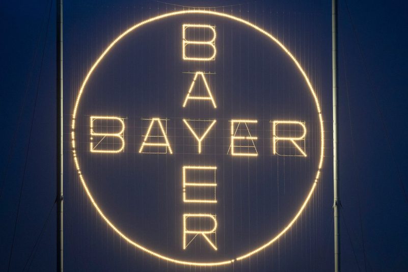Bayer verbucht einen sinkenden Betr