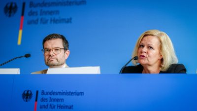 Innenministerin Faeser gesprächsbereit über weitere Sicherheitsmaßnahmen.