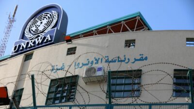 Das UNRWA-Hauptquartier in Gaza