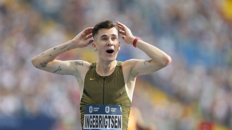 Blieb mehr als drei Sekunden unter dem alten 3000-Meter-Weltrekord: Jakob Ingebrigtsen.