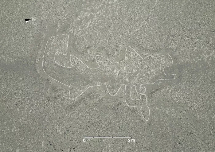 303 neue Scharrbilder in Nazca: Orca mit Messer