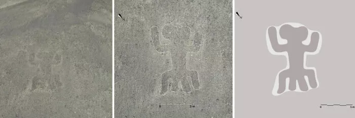 303 neue Scharrbilder in Nazca: menschenähnliches Wesen