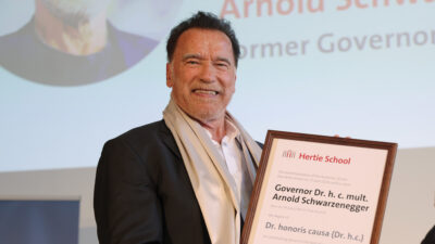 Arnold Schwarzenegger bekommt in Berlin einen Ehrendoktor