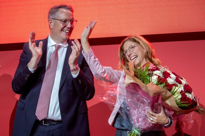 Sabine Bätzing-Lichtenthäler ist mit einem außerordentlich guten Ergebnis zur SPD-Landeschefin gewählt worden. 