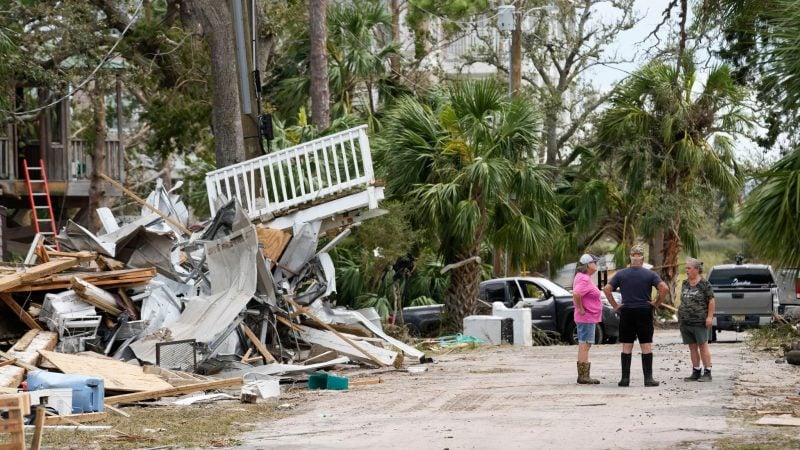 US-Präsident Joe Biden Hilfe hat Hilfe beim Wiederaufbau versprochen.