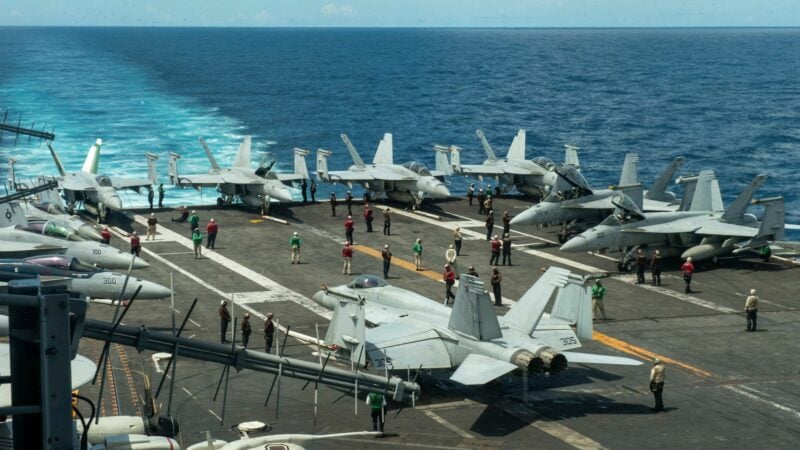 Die USA ziehen den Flugzeugträger „USS Theodore Roosevelt“ aus dem Roten Meer ab. (Archivbild)