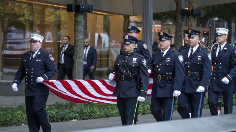 Jedes Jahr wird am Ground Zero in New York der Opfer gedacht.