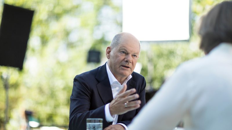 Kanzler Scholz: Angebot zu Zusammenarbeit mit Union ernst gemeint.