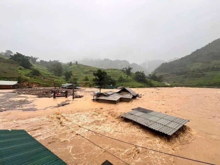 «Yagi» wütete 15 Stunden in Vietnam.