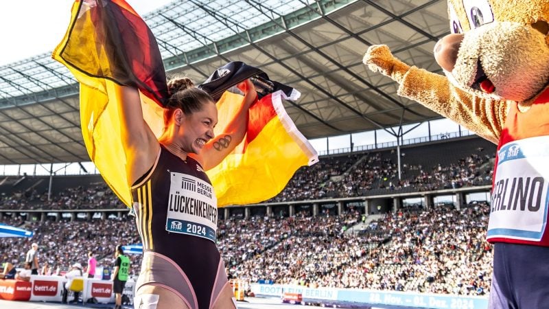 Gina Lückenkemper glänzte auf der Berliner Bahn.