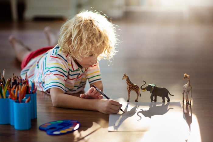 Mit etwas Langeweile kommen Kinder auf kreative Ideen