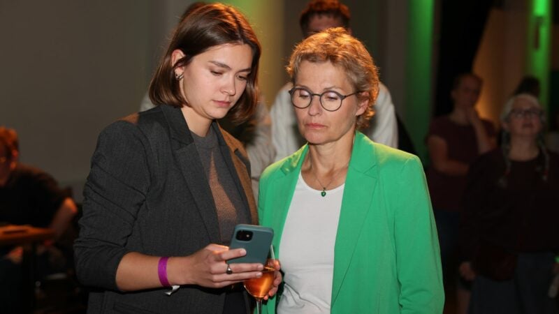 Ernüchterung bei der Wahlparty. Im neuen Landtag von Brandenburg sind die Grünen nicht mehr vertreten. (Archivfoto)