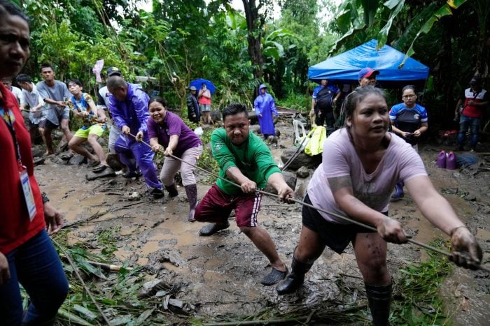 Viele der Todesopfer auf den Philippinen starben bei Erdrutschen.