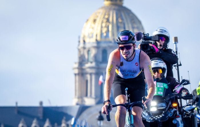 Max Gelhaar holt Silber im Triathlon.