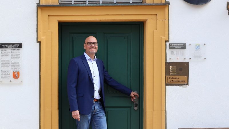 Stand zwar nicht auf dem Wahlzettel, aber wurde gewählt: Bürgermeister Romstöck.