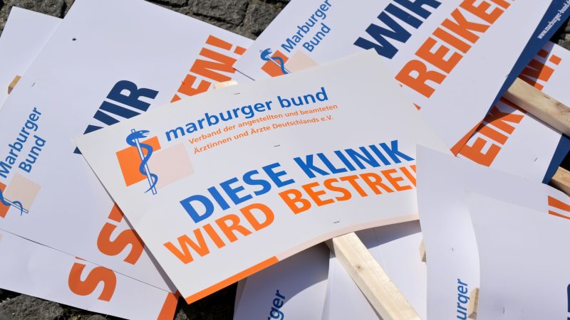 24-Stunden: Warnstreik von Ärzten an kommunalen Kliniken