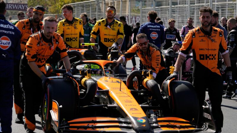 McLaren-Fahrer Lando Norris musste nach verpatzter Qualifikation eine Aufholjagd starten.