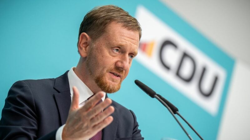 Sachsens Ministerpräsident Michael Kretschmer (CDU) will keine Minderheitsregierung. (Archivbild)