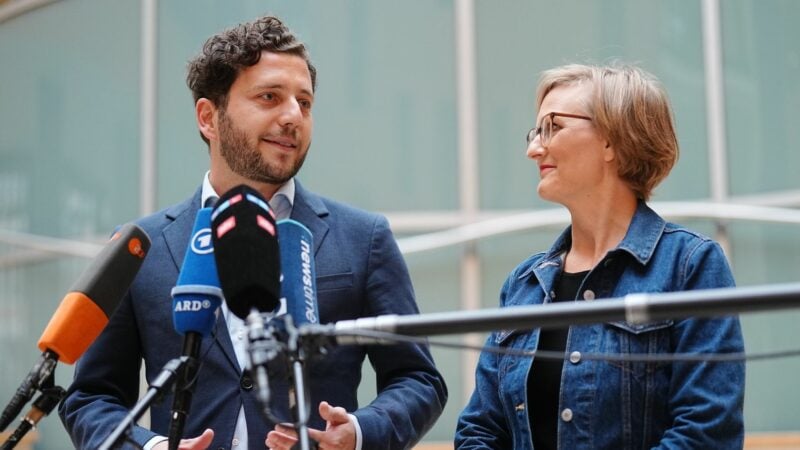 Franziska Brantner und Felix Banaszak wollen Grünen-Vorsitzende werden.