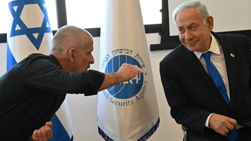 Israels Ministerpräsident Benjamin Netanjahu und Chef des israelischen Inlandsgeheimdienstes Ronen Bar (Archivbild)