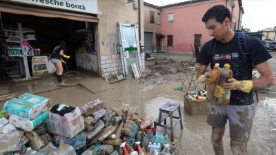 Italien ruft Notstand für zwei Hochwasser-Regionen aus