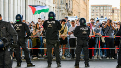 Polizeigewerkschaft: Gewalt der propalästinensischen Szene zum 7. Oktober erwartet