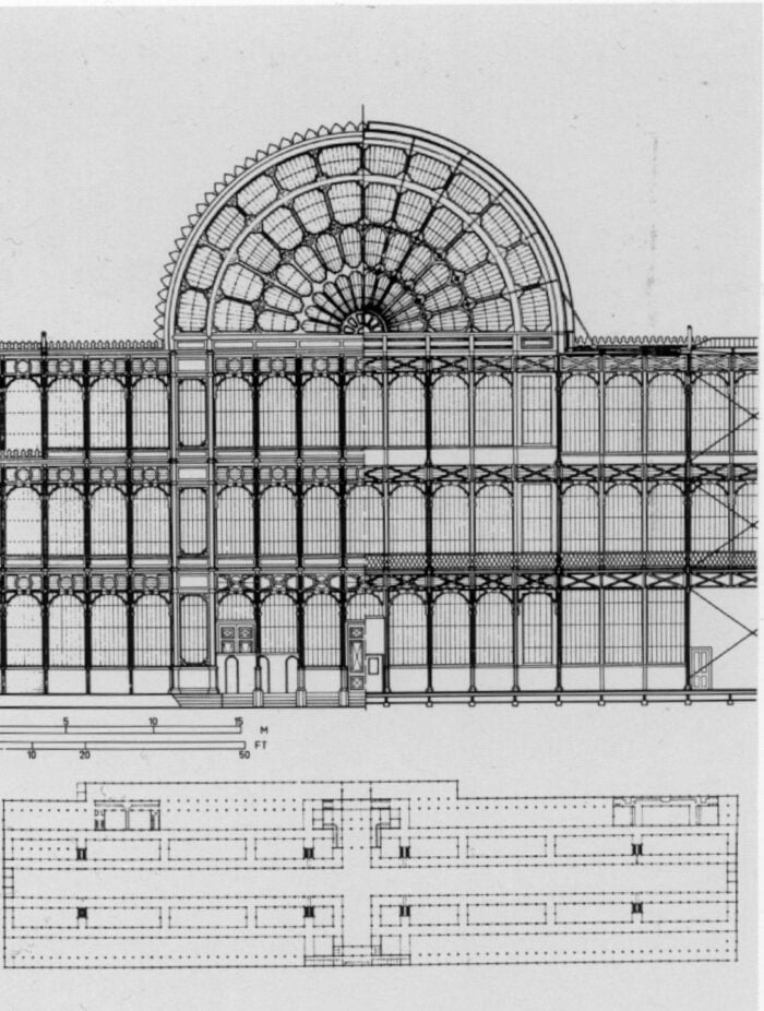 Kristallpalast - Bauplan