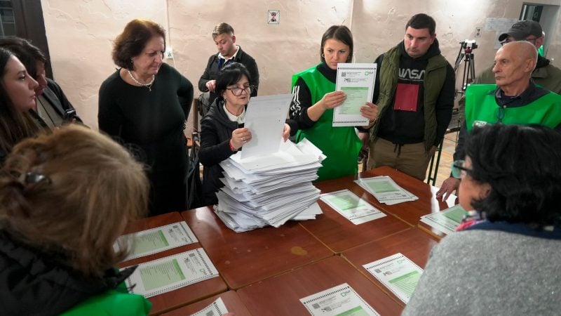 In Georgien haben die Menschen bei der Parlamentswahl über die Zukunft des Landes abgestimmt. (Archivbild)