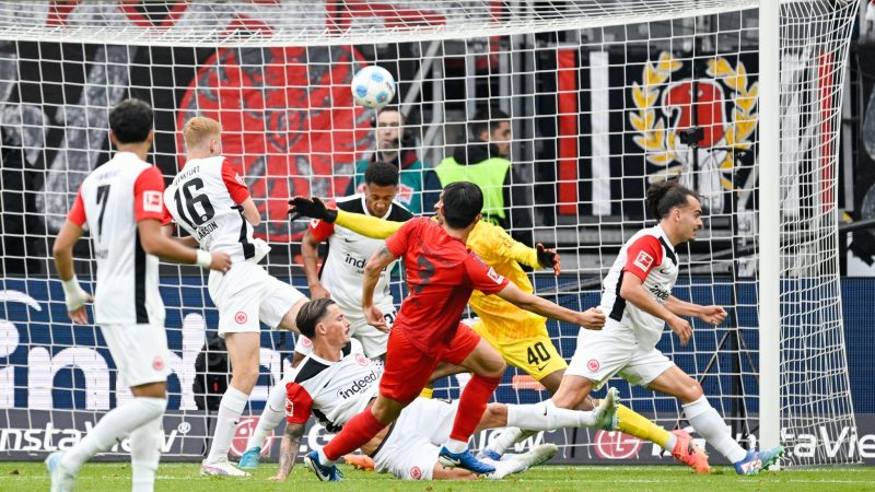 Eintracht Frankfurt und Bayern München lieferten sich im Bundesliga-Topspiel ein Spektakel.