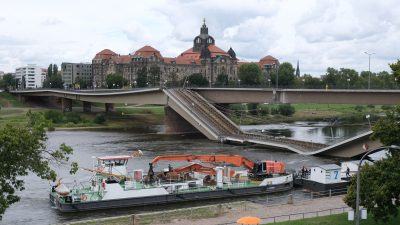 Carolabrückeneinsturz: Erste Vermutung zu Ursache bestätigt