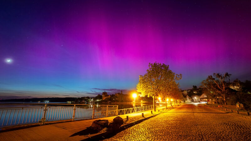 Nordlichter über Seeburg (Sachsen-Anhalt)