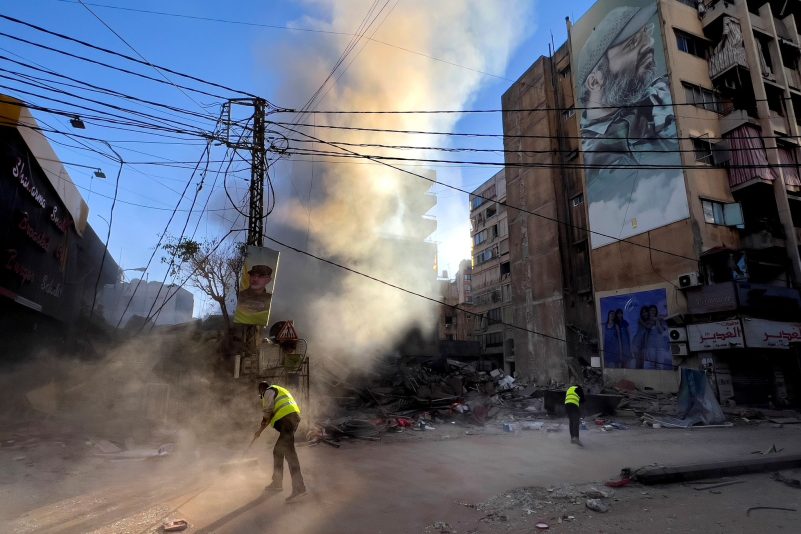 In den südlichen Vororten von Beirut, wo sich die Klinik befindet, ist die Hisbollah besonders stark. (Archivbild)