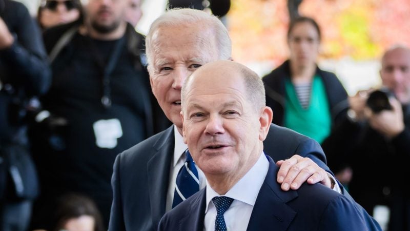 Biden und Scholz treffen sich im Berliner Kanzleramt