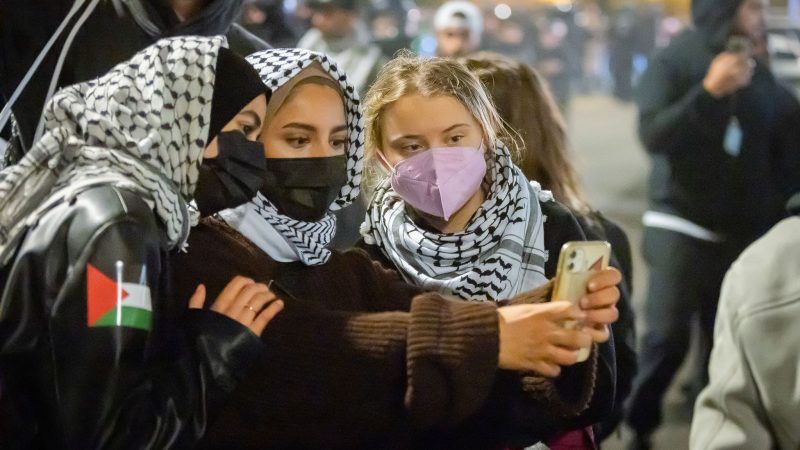 Weil Greta Thunberg ein propalästinensisches Protestcamp in Dortmund besuchen wollte, hat die Polizei es beendet. (Archivbild)