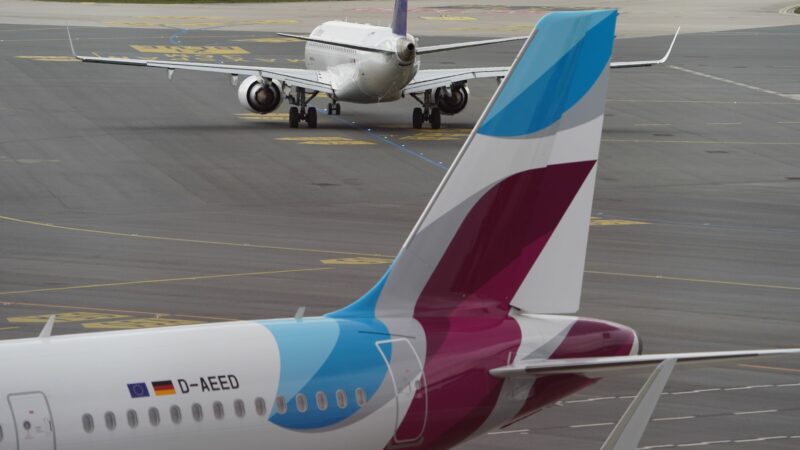 Eurowings ist der größte Anbieter in Hamburg.