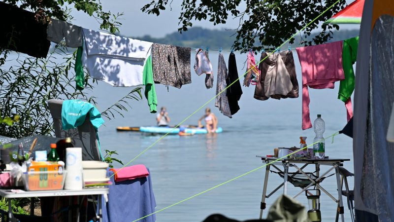 Camping-Idylle war in diesem August besonders gefragt.