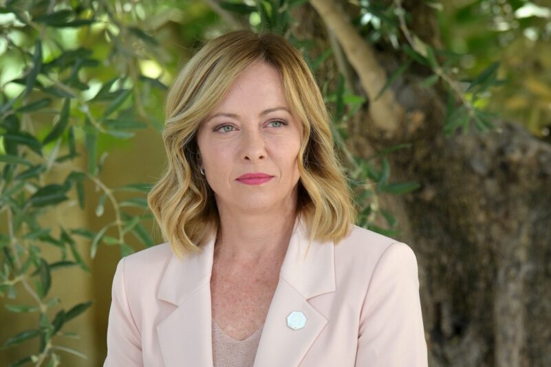 Italiens Ministerpräsidentin Giorgia Meloni schreibt Donald Trump: "Frohes Schaffen, Herr Präsident!"