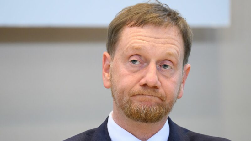 Ministerpräsident Michael Kretschmer (CDU) wirkt nach der gescheiterten Sondierung nachdenklich.