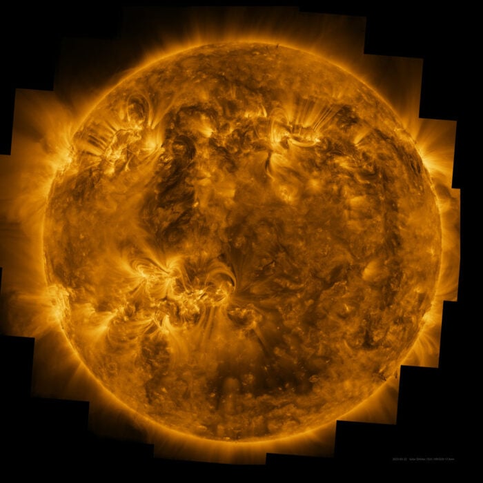 Aufnahme der Sonne durch EUI am 22. März 2023