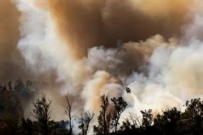 Starke Winde beim „Mountain Fire“ – Waldbrände an beiden Küsten der USA