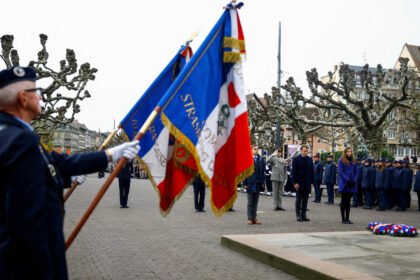 Macron und Rehlinger gedenken Befreiung Straßburgs von Nazi-Herrschaft