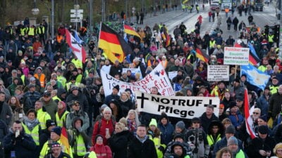 Bauernproteste in Berlin: Weniger Teilnehmer, dafür mehr Sorgen