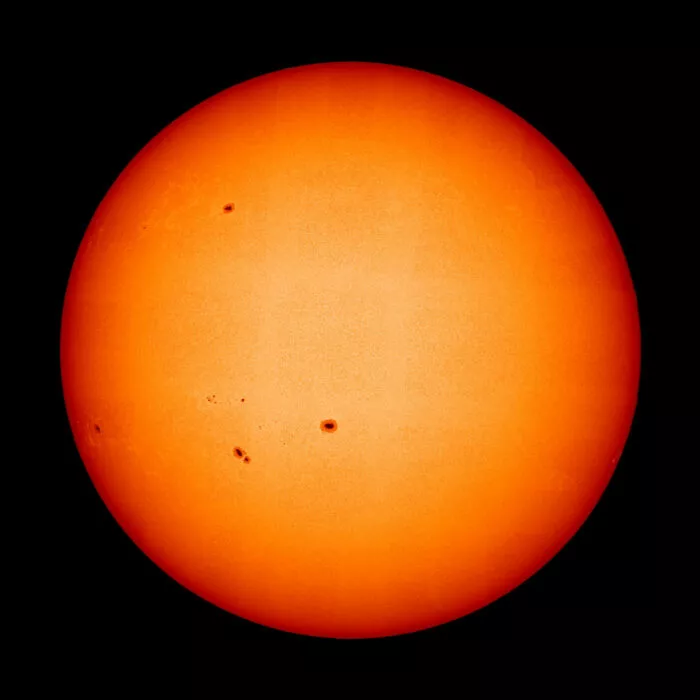 Oberfläche der Sonne im sichtbaren Licht