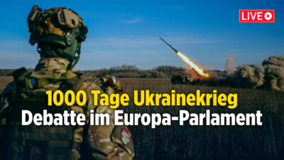 Debatte mit Selensky: 1.000 Tage nach dem Einmarsch Russlands in die Ukraine