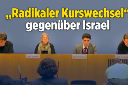 Akademiker fordern „radikalen Kurswechel“ der Bundesregierung gegenüber Israel